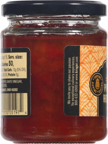 Private Selection® Sweet Pineapple Red Pepper Jelly Perspective: left