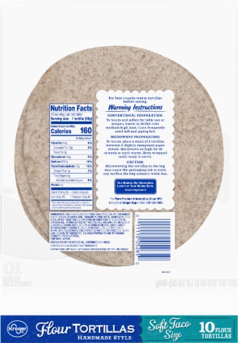Kroger® Soft Taco Size Flour Tortillas Perspective: left