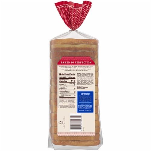 Kroger® Market & Mill Artisan Style White Bakery Bread Loaf Perspective: left