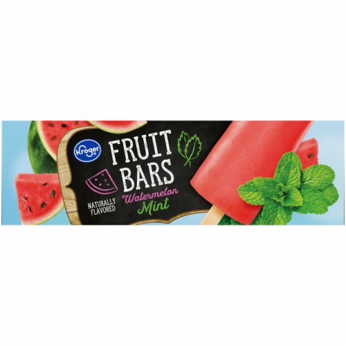 Kroger® Watermelon Mint Frozen Fruit Bars Perspective: left