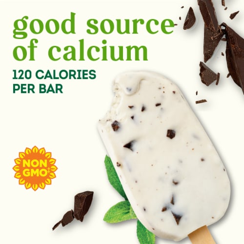 Simple Truth® Yo Greek! Mint Chip Greek Frozen Yogurt Bars Perspective: left