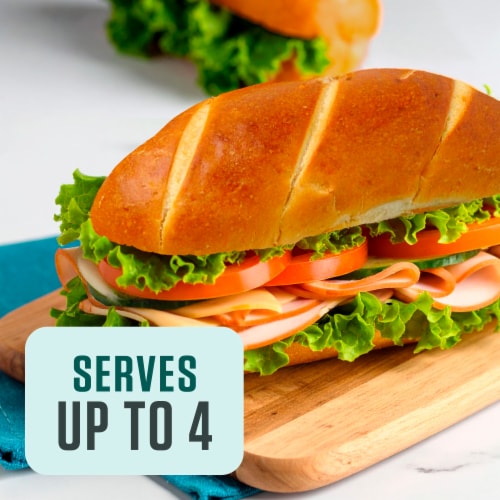 Bakery Fresh Sweet Italian Sub Buns Perspective: left