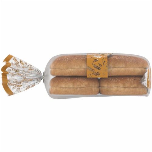 Private Selection® Sugar Free 100% Whole Wheat Extra Large Sandwich Rolls Perspective: left