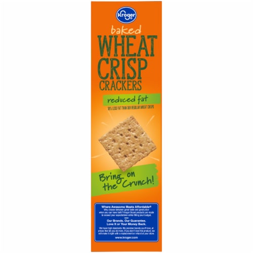 Kroger® Reduced Fat Wheat Crisp Crackers Perspective: left