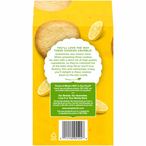 Simple Truth™ Lemon Thin and Crispy Cookies Perspective: left
