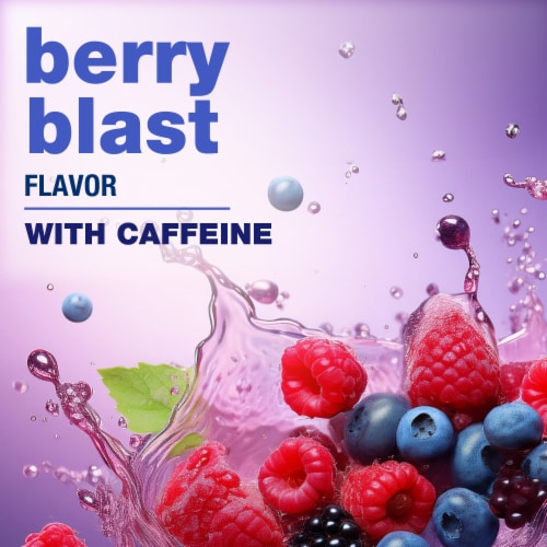 Kroger® Energy Berry Blast Liquid Water Enhancer Perspective: left