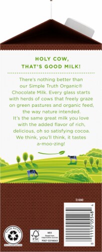 Simple Truth Organic® Chocolate Whole Milk Perspective: left
