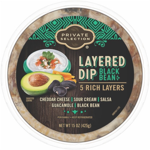 Private Selection® Black Bean Layered Dip Perspective: left