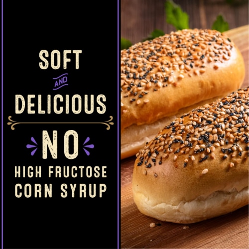 Private Selection® Everything Hot Dog Buns Perspective: left