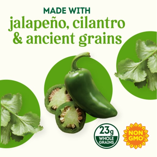 Simple Truth® Ancient Grains Jalapeno Cilantro Rice Crackers Perspective: left