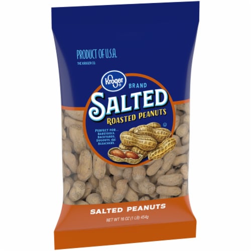 Kroger® Salted Roasted In-Shell Peanuts Perspective: left