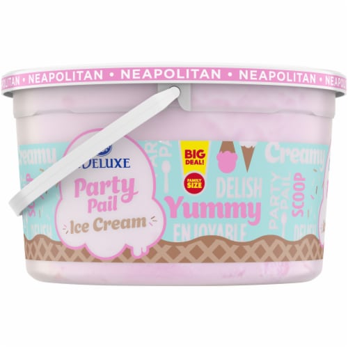 Kroger® Deluxe Party Neapolitan Ice Cream BIG Deal! Perspective: left