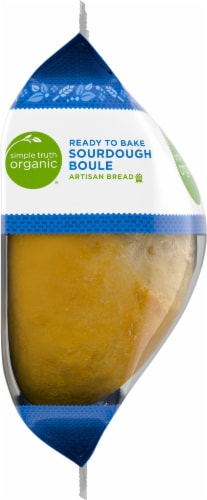 Simple Truth Organic® Ready to Bake Sourdough Boule Artisan Bread Perspective: left