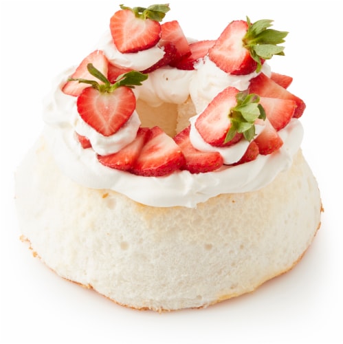 Bakery Fresh Goodness Plain Angel Food Cake Perspective: left