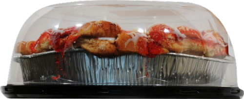 Raspberry Cinnamon Coffee Cake Perspective: left