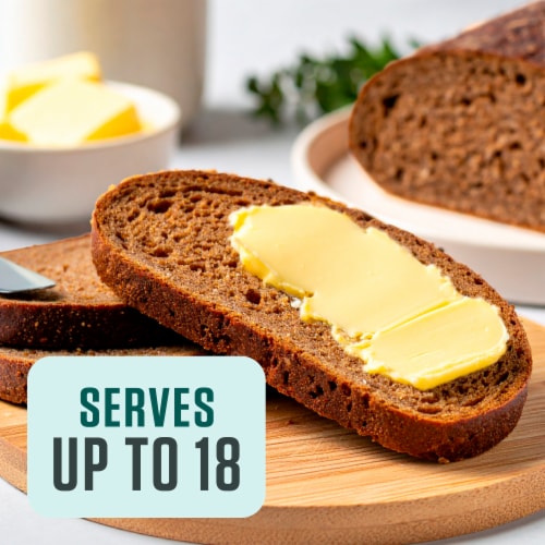 Bakery Fresh Sliced Pumpernickel Rye Bread Perspective: left