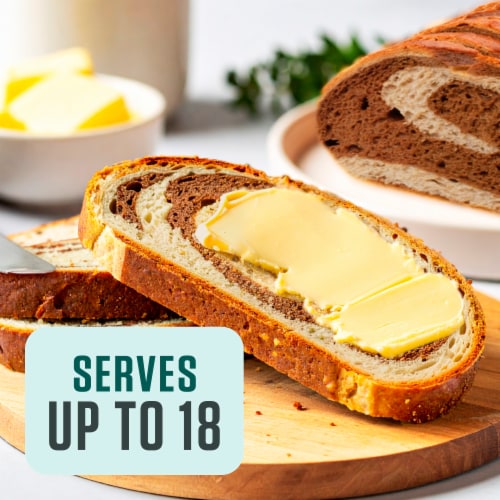 Kroger Bakery Seeded Marble Rye Bread Perspective: left
