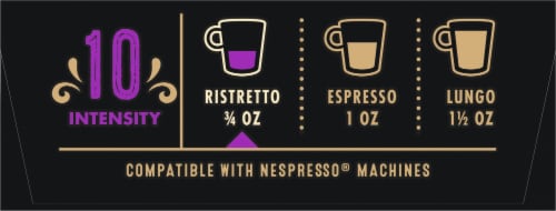 Private Selection® Coffee Pods for Nespresso® Original Machines Ristretto Espresso Dark Roast Perspective: left