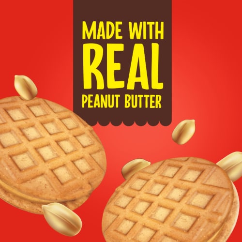 Kroger® Really Nutty Peanut Butter Sandwich Cookies Perspective: left