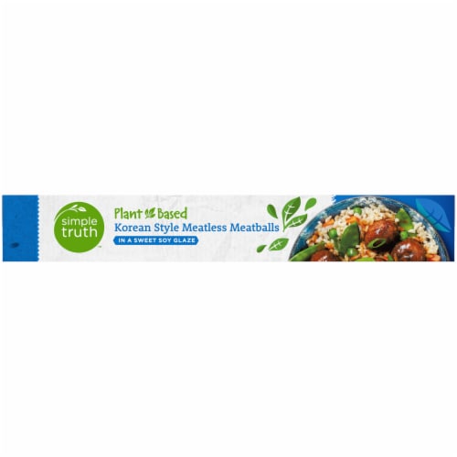 Simple Truth™ Plant Based Korean Style Meatless Meatballs Perspective: left