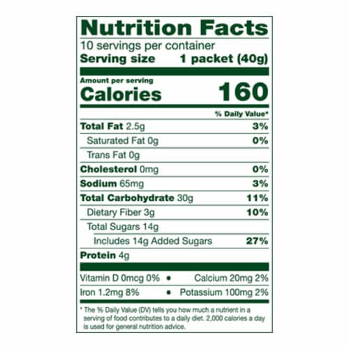 Simple Truth Organic® Probiotic Almond Vanilla Instant Oatmeal Perspective: left