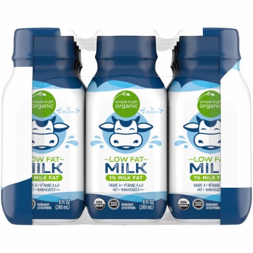 Simple Truth Organic® 1% Low Fat Milk Perspective: left