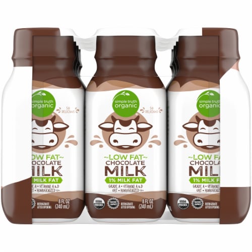 Simple Truth Organic® Low Fat Chocolate Milk Perspective: left