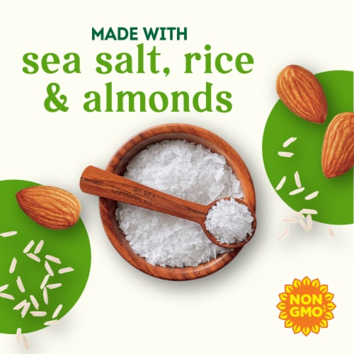 Simple Truth­® Gluten Free Sea Salt Rice & Almond Crisps Crackers Perspective: left