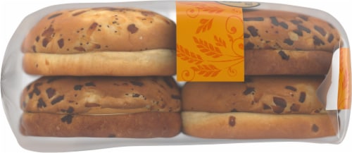 Private Selection™ Extra Large Onion Sandwich Rolls Perspective: left