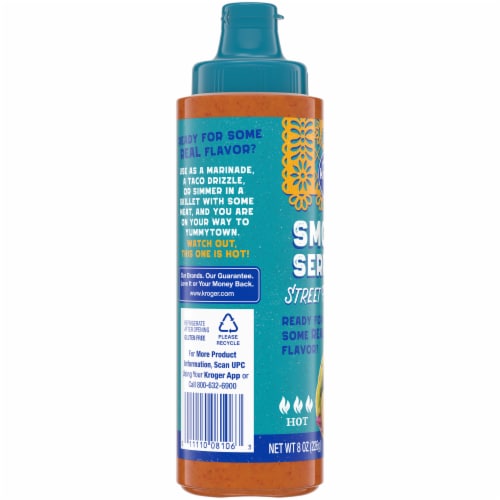 Kroger® Smoked Serrano Hot Street Taco Sauce Perspective: left