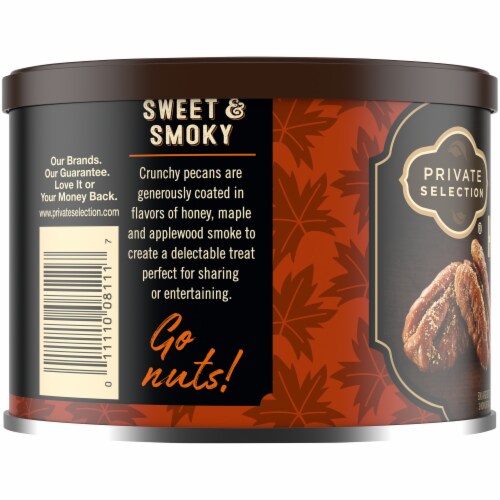 Private Selection® Applewood Smoked Maple Honey Pecans Perspective: left