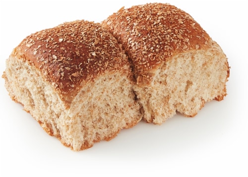 Bakery Fresh Goodness Wheat Dinner Rolls Perspective: left
