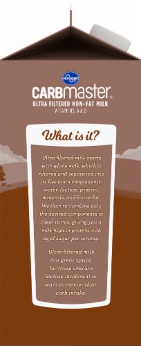 Kroger® CARBmaster® Ultra Filtered Non-Fat Chocolate Milk Perspective: left