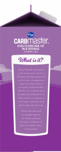 Kroger® Carbmaster® Lactose Free Non-Fat Vanilla Milk Beverage Perspective: left