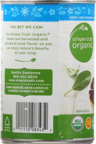 Simple Truth Organic® Red Kidney Beans Perspective: left