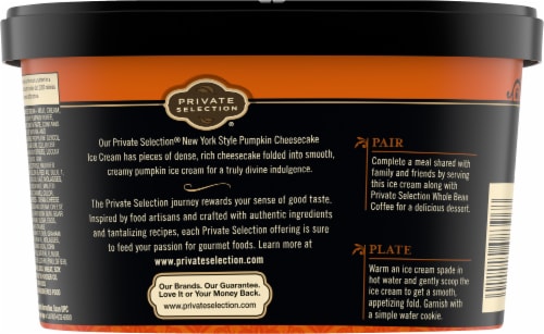 Private Selection® New York Style Pumpkin Cheesecake Ice Cream Perspective: left
