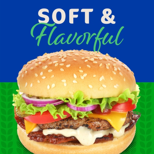 Kroger® Sesame Hamburger Buns Perspective: left