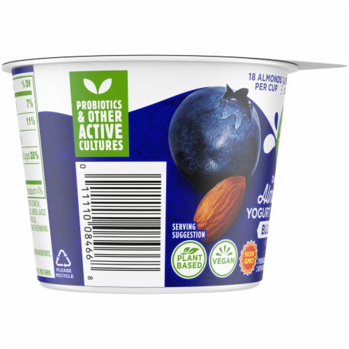 Simple Truth™ Dairy Free Blueberry Almond Milk Yogurt Alternative Perspective: left