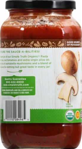 Simple Truth Organic® Mushroom Pasta Sauce Perspective: left