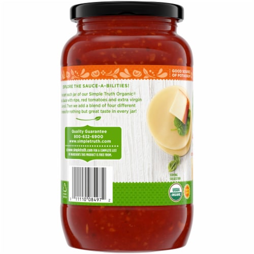 Simple Truth Organic® 4 Cheese Pasta Sauce Perspective: left