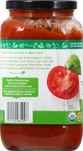 Simple Truth Organic® Tomato Basil Pasta Sauce Perspective: left