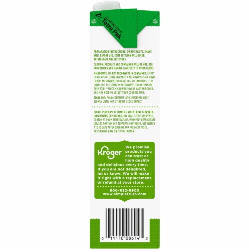 Simple Truth Organic® Fat Free Vegetable Stock Perspective: left