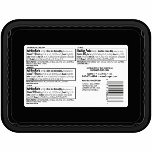 Kroger® Cracker Cuts Party Tray Cheese Perspective: left