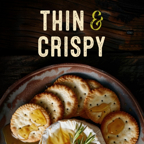 Private Selection® Toasted Sesame Water Crisp Crackers Perspective: left