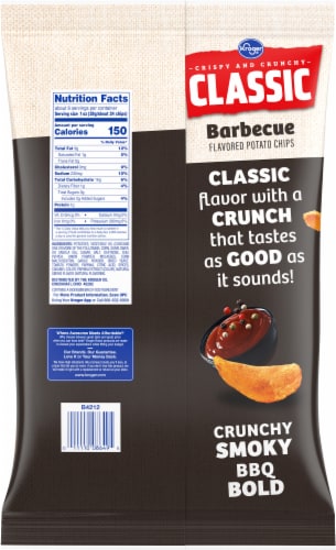 Kroger® Sweet & Mesquite BBQ Potato Chips Perspective: left