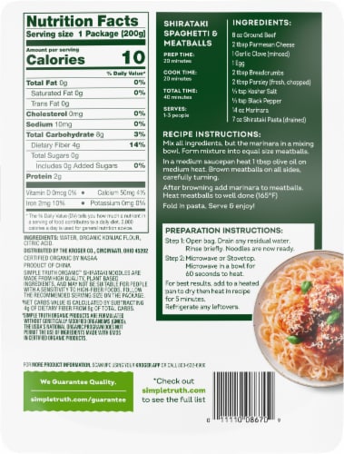 Simple Truth Organic® Keto Shirataki Spaghetti Style Noodles Perspective: left