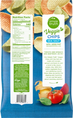 Simple Truth® Sea Salt Veggie Chips Perspective: left
