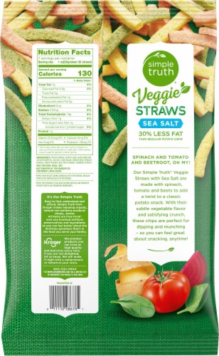 Simple Truth® Sea Salt Veggie Straws Perspective: left