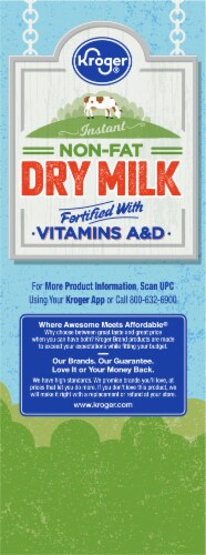 Kroger® Instant Non-Fat Dry Milk Pouches Perspective: left