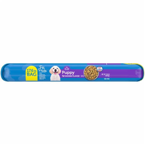 Pet Pride Puppy Chicken Flavor Dry Dog Food 17.6 lb Baker s
